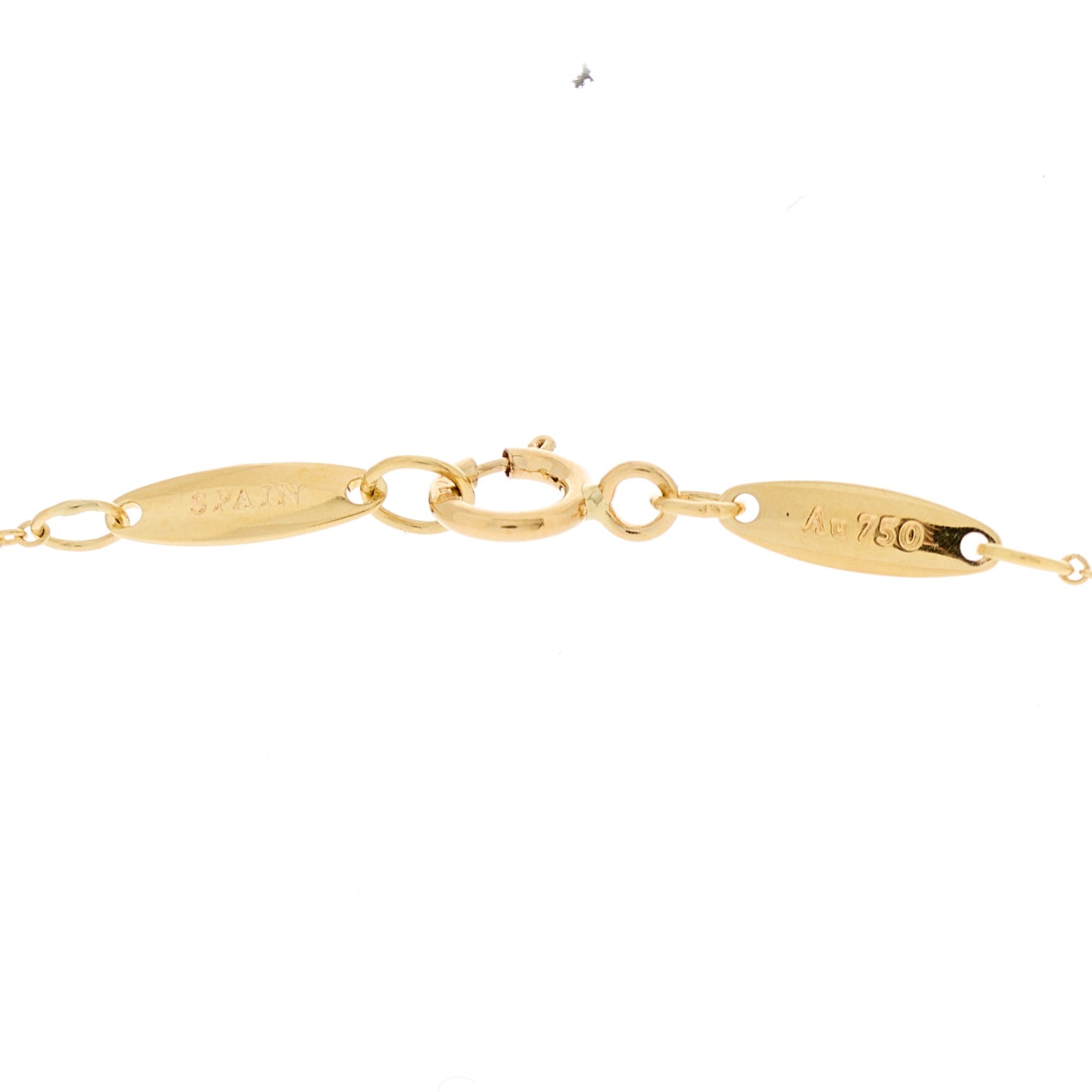 18K Yellow Gold 6.5mm Elsa Peretti Bean Pendant Necklace