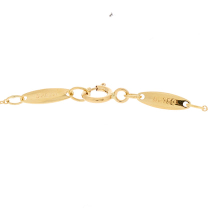 Tiffany 18K Yellow Gold 6.5mm Elsa Peretti Bean Pendant Necklace 4 of 4