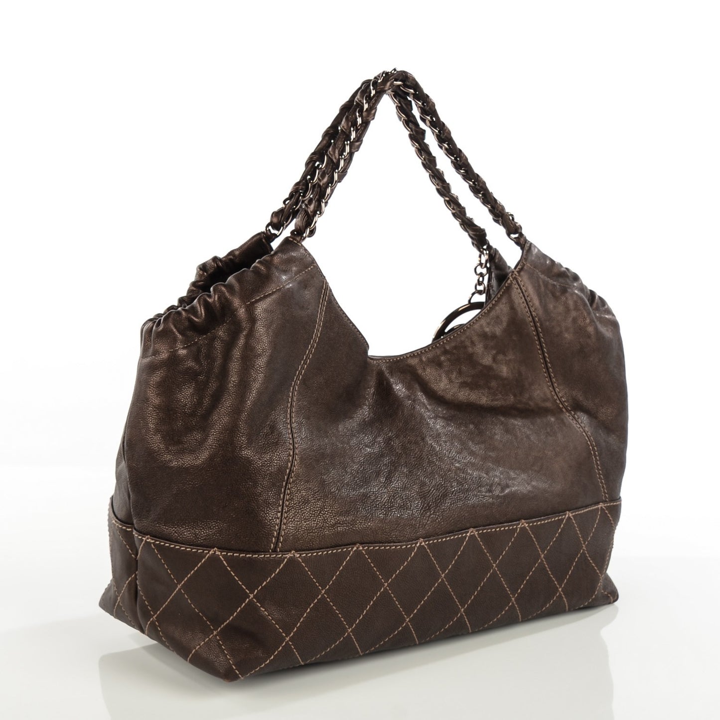 Calfskin Baby Coco Cabas Bronze