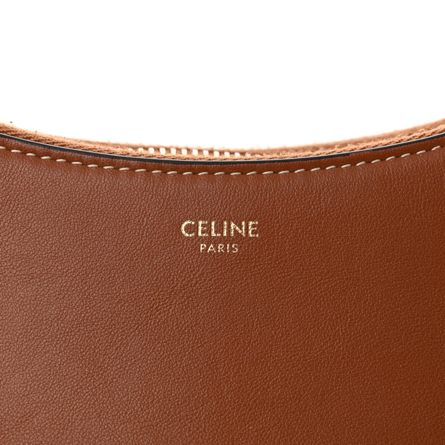 Smooth Calfskin Medium Strap Ava Shoulder Bag Tan