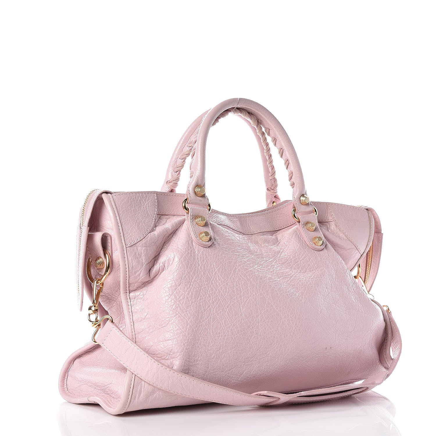 Balenciaga Agneau Giant 12 Gold Hardware City Rose Poudre Rose Petunia 4 of 14