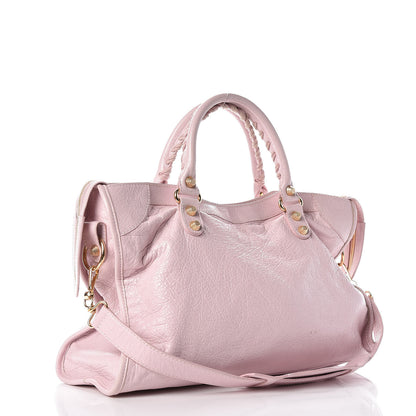 Balenciaga Agneau Giant 12 Gold Hardware City Rose Poudre Rose Petunia 4 of 14