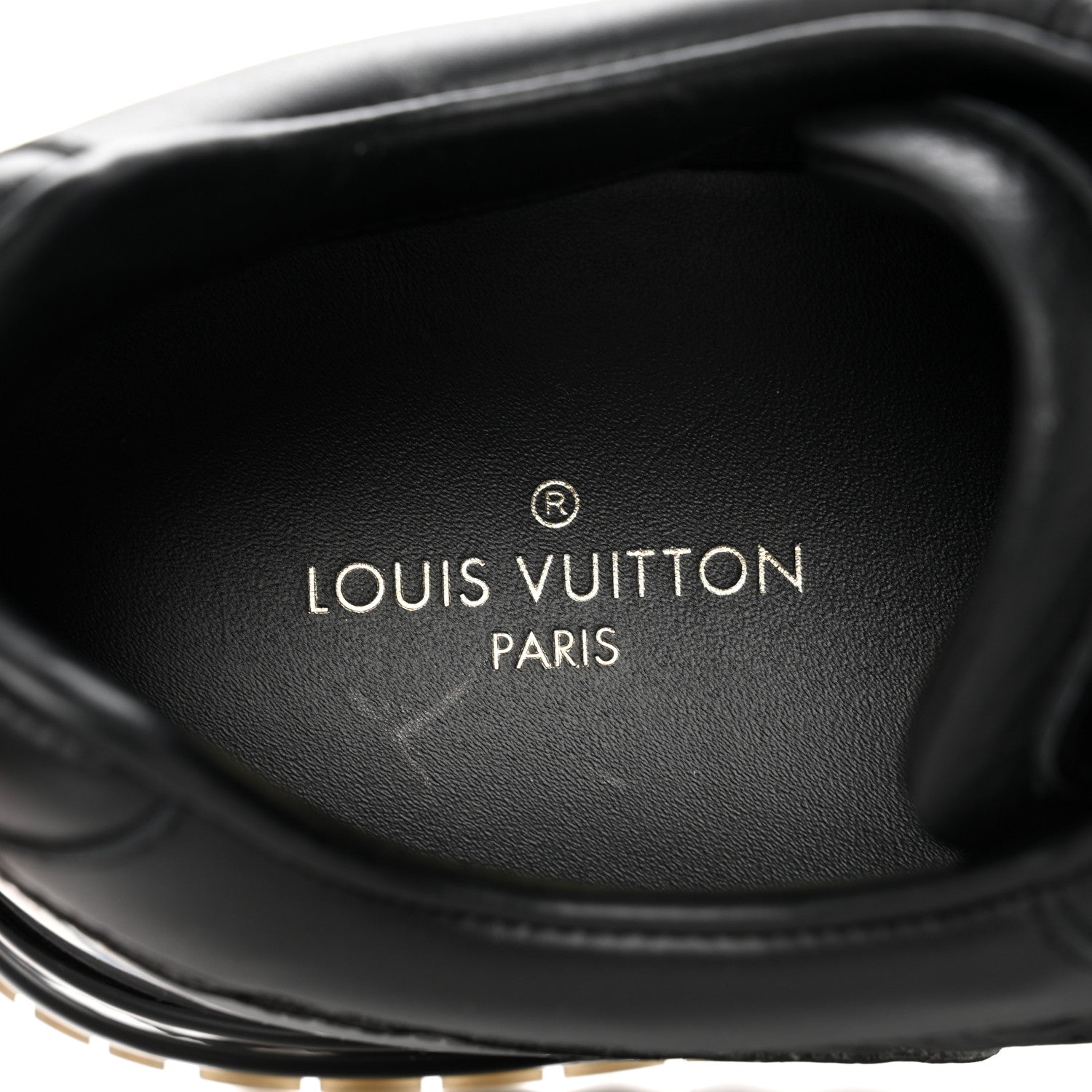 Louis Vuitton Metallic Empreinte Mens Run Away Sneakers 6.5 Charcoal 7 of 9