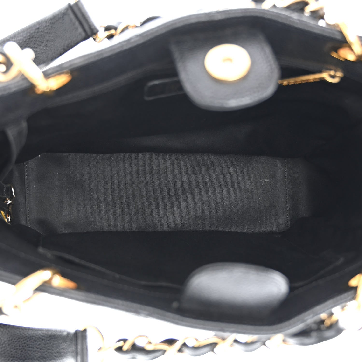 Chanel Caviar Quilted Petit Shopping Tote PST Black 5 of 16