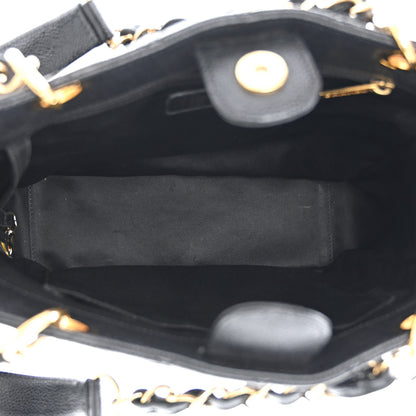 Chanel Caviar Quilted Petit Shopping Tote PST Black 5 of 16