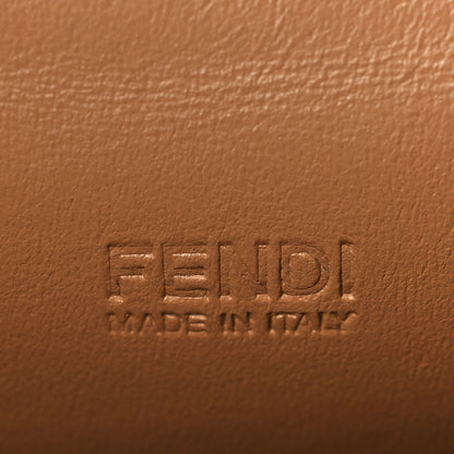 Fendi Vitello King Mini Cookie Hobo Bag Miele Scuro 6 of 8