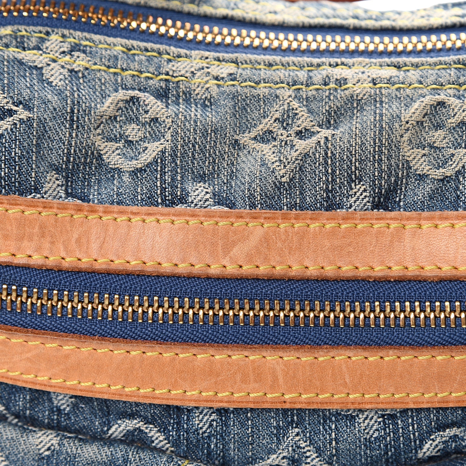 Louis Vuitton Monogram Denim Baggy PM Blue 12 of 14