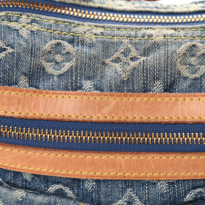 Louis Vuitton Monogram Denim Baggy PM Blue 12 of 14