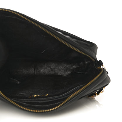 Chanel Lambskin Quilted CC Tassel Camera Case Black 4 of 14
