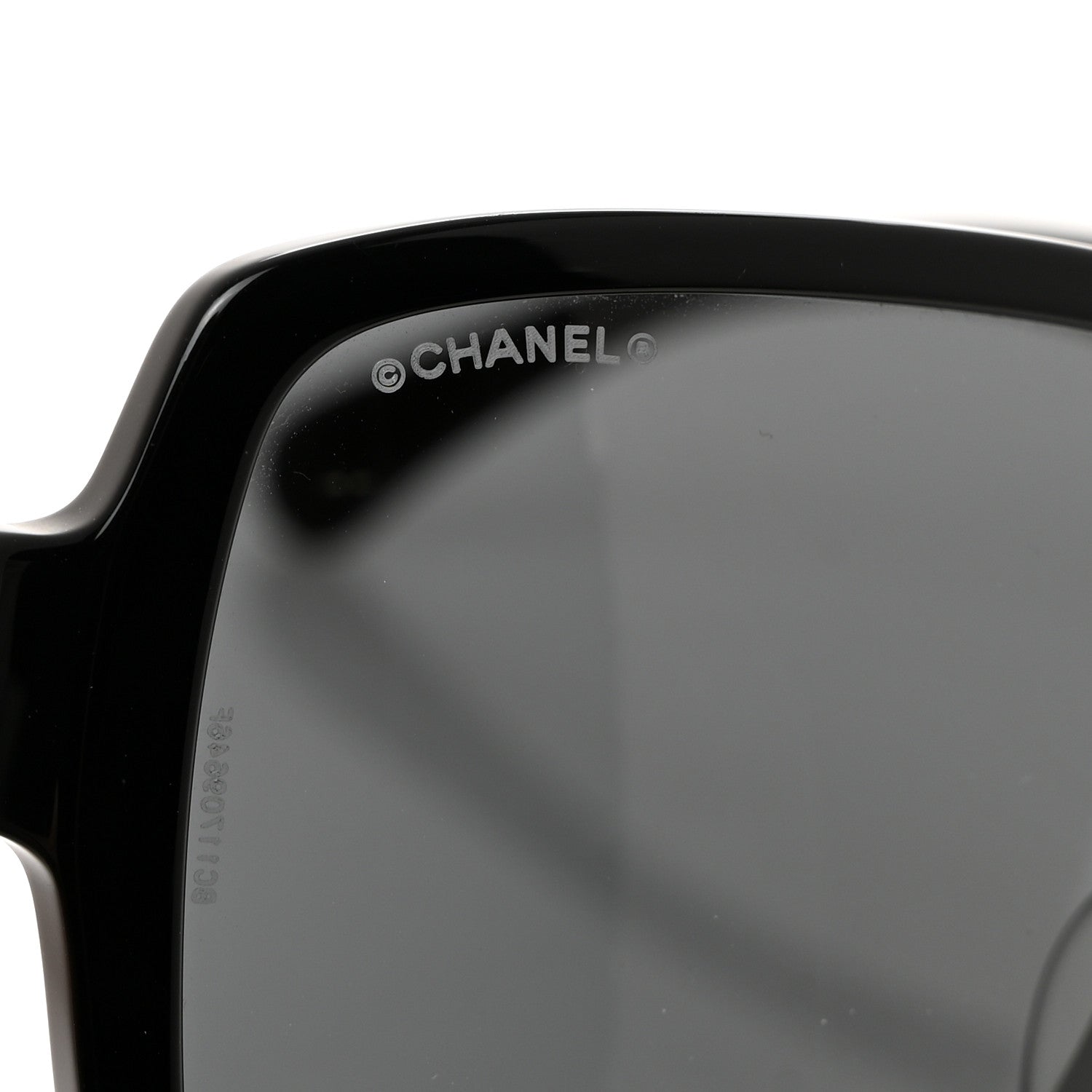 Chanel Acetate Polarized Square Sunglasses 5408-A Black 7 of 8