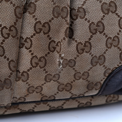 Gucci Monogram Medium Sukey Top Handle Dark Brown 10 of 13