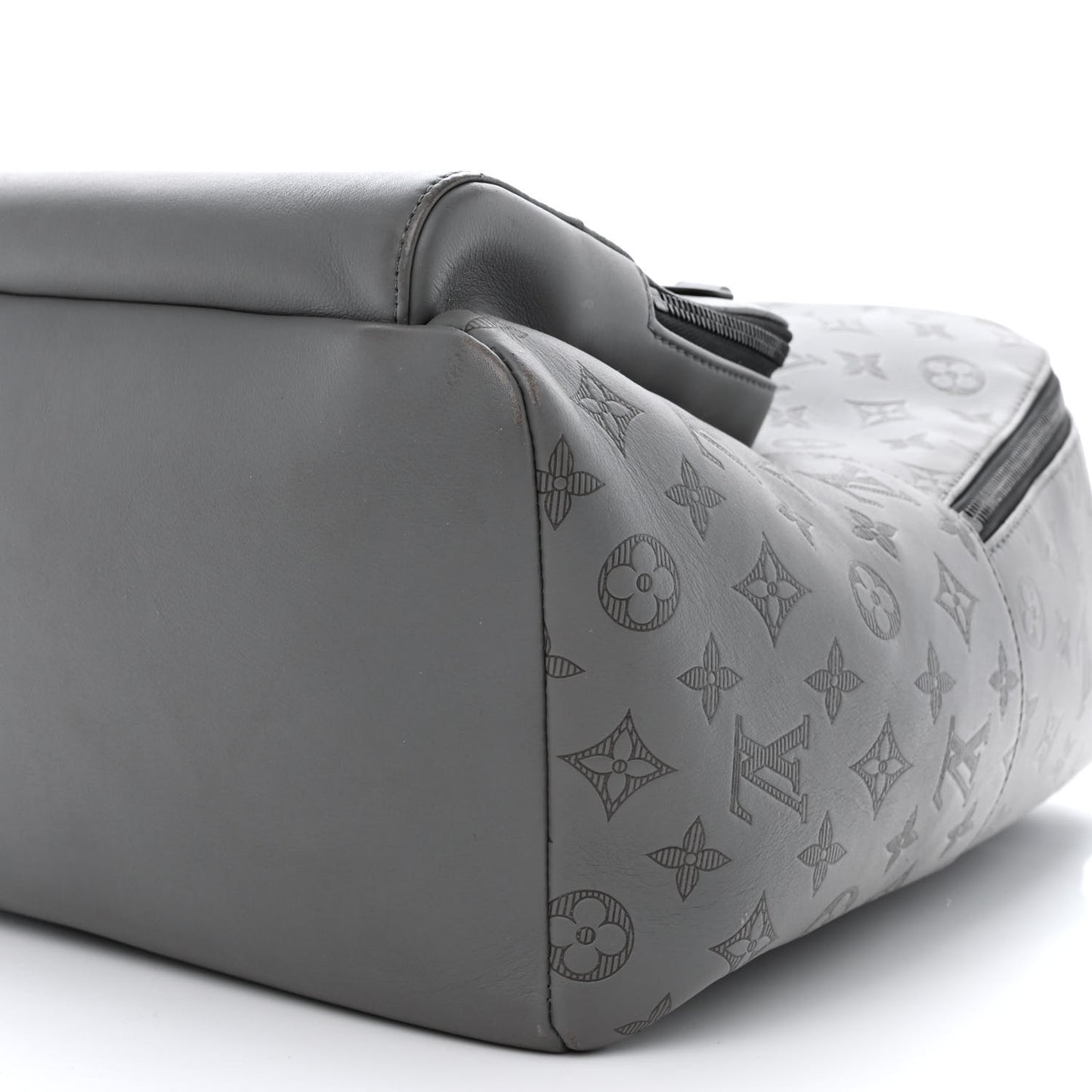 Calfskin Monogram Racer Backpack Grey
