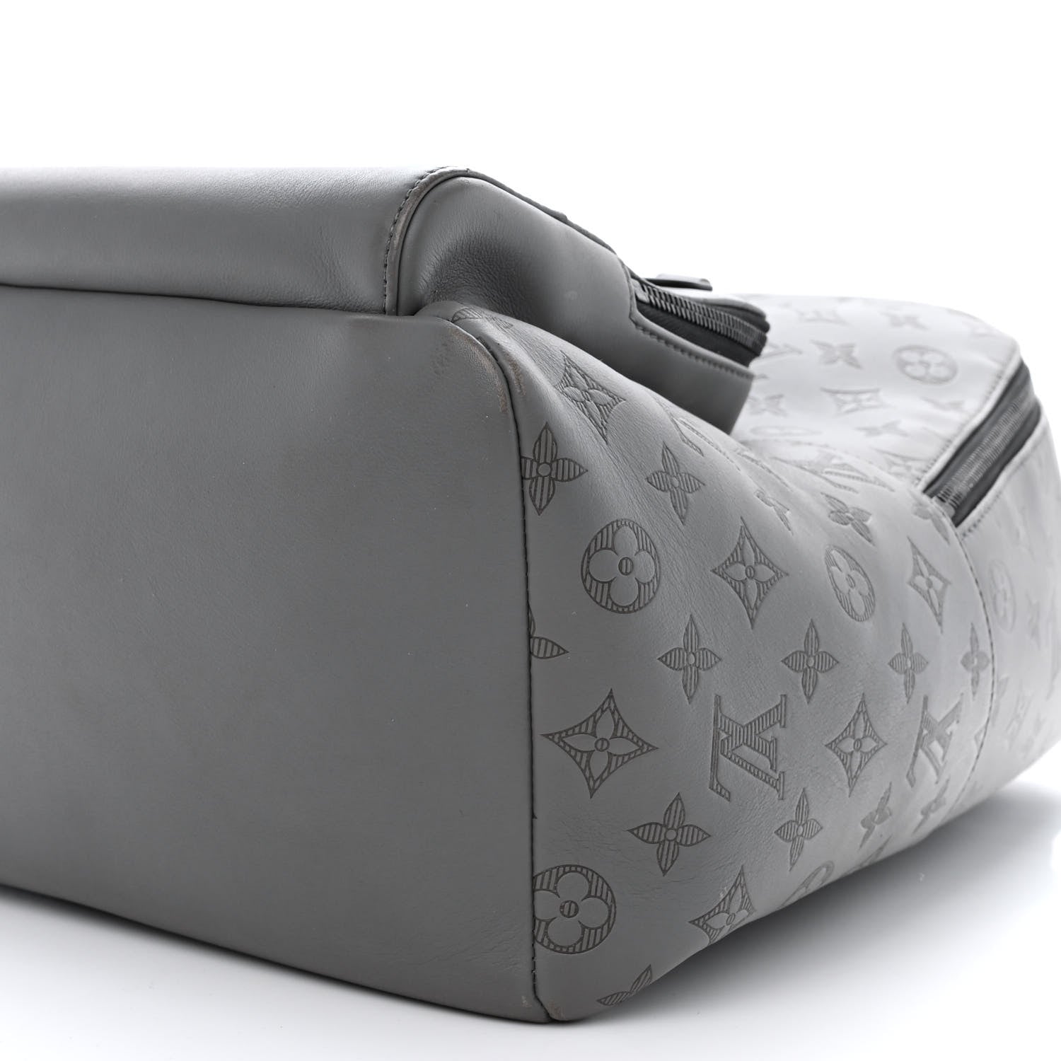 Louis Vuitton Calfskin Monogram Racer Backpack Grey 9 of 10