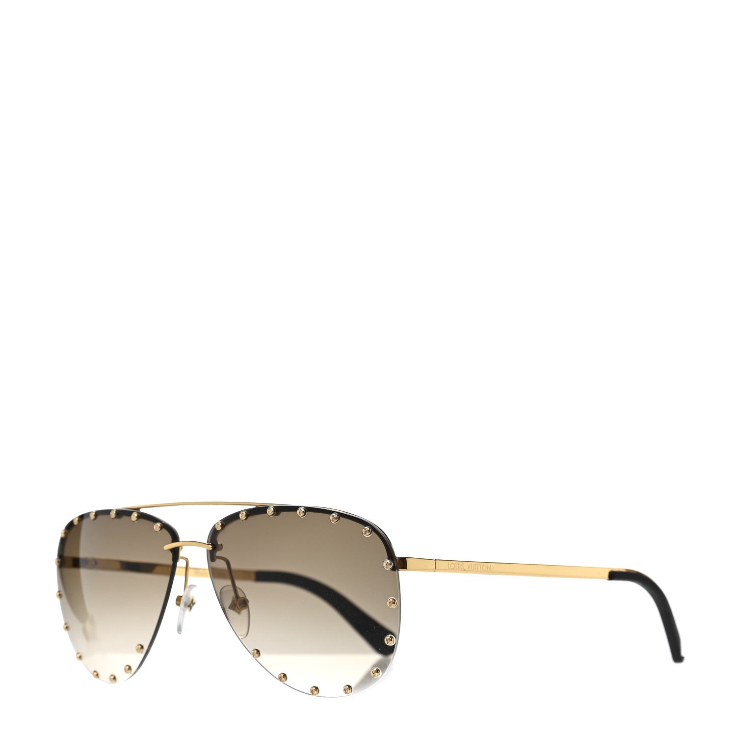 Louis Vuitton The Party Aviator Gradient Sunglasses Z0914U Brown 1 of 9