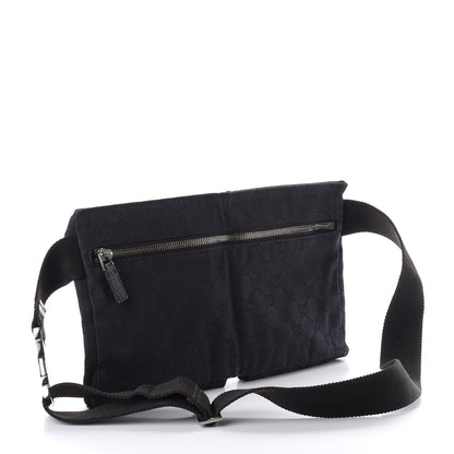 Gucci GG Monogram Double Pocket Belt Bag Black 3 of 7