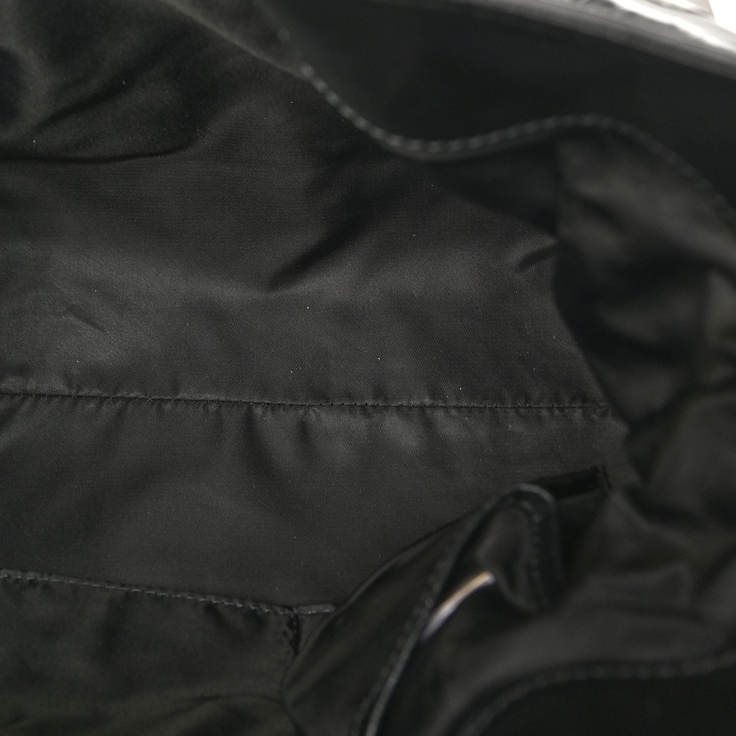 Burberry Nylon Beat Check Studded Hobo Black 5 of 9