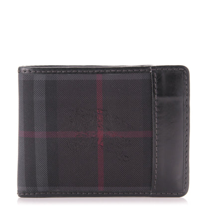 Burberry Horseferry Check Bi-Fold Wallet Black 1 of 8