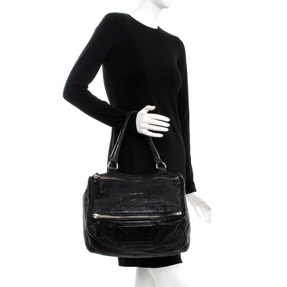 Givenchy Tumbled Sheepskin Large Pandora Bag Black 2 of 11