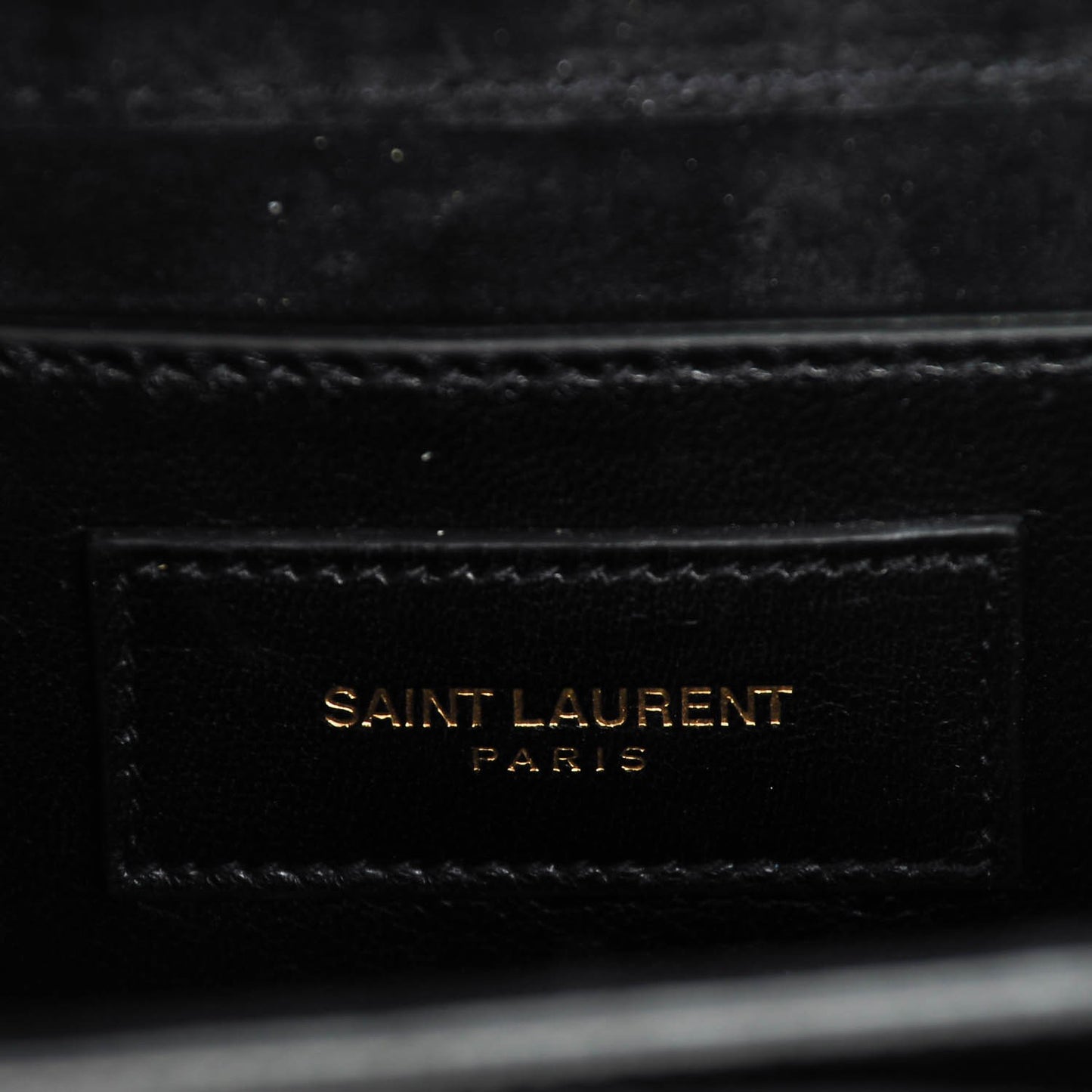 Patent Small Classic Monogram Tassel Satchel Black