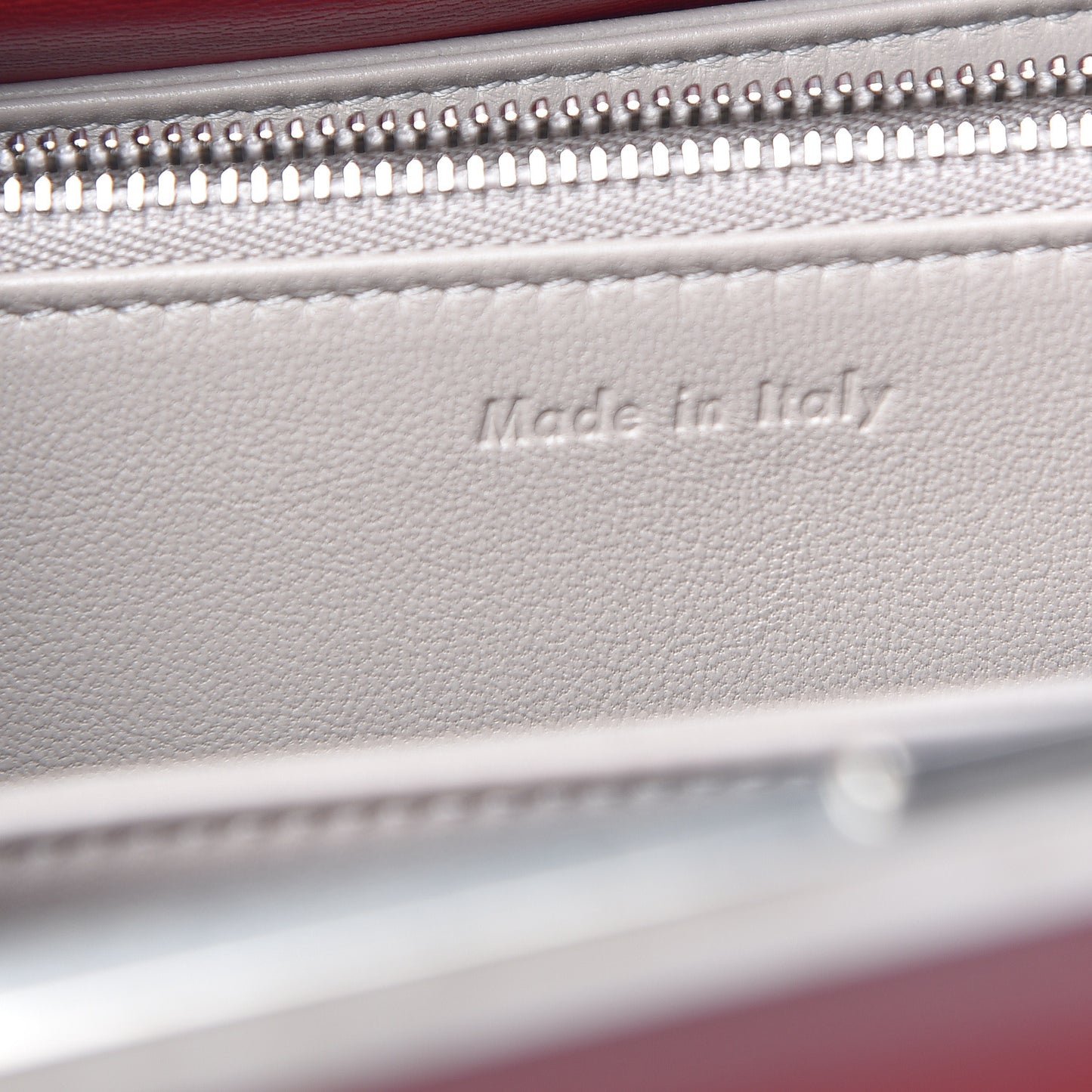 Patina Box Calfskin Medium Clasp Shoulder Bag Pop Red