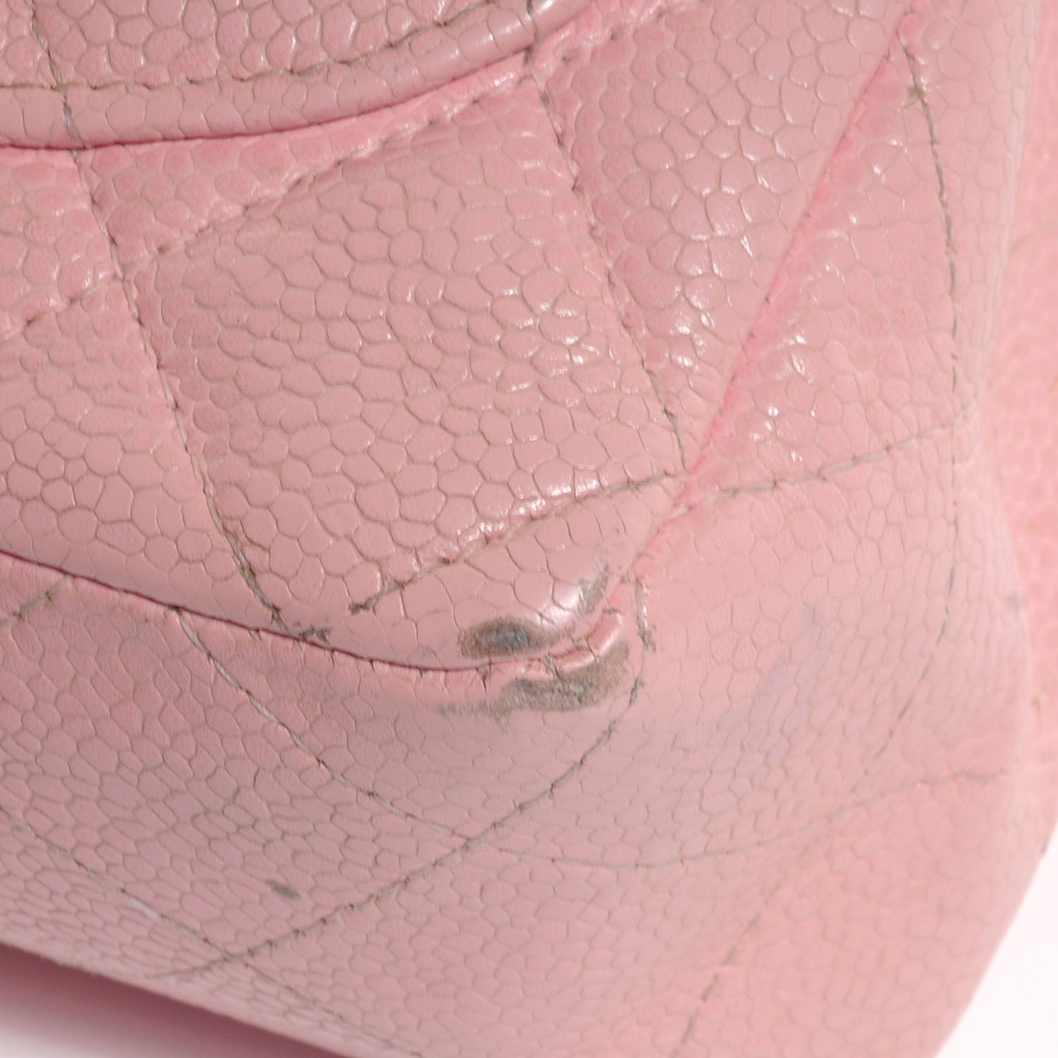 Chanel Caviar Quilted Mini Flap Pink 12 of 13