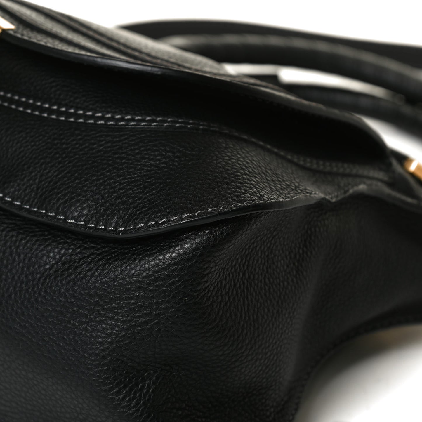 Calfskin Medium Marcie Satchel Black
