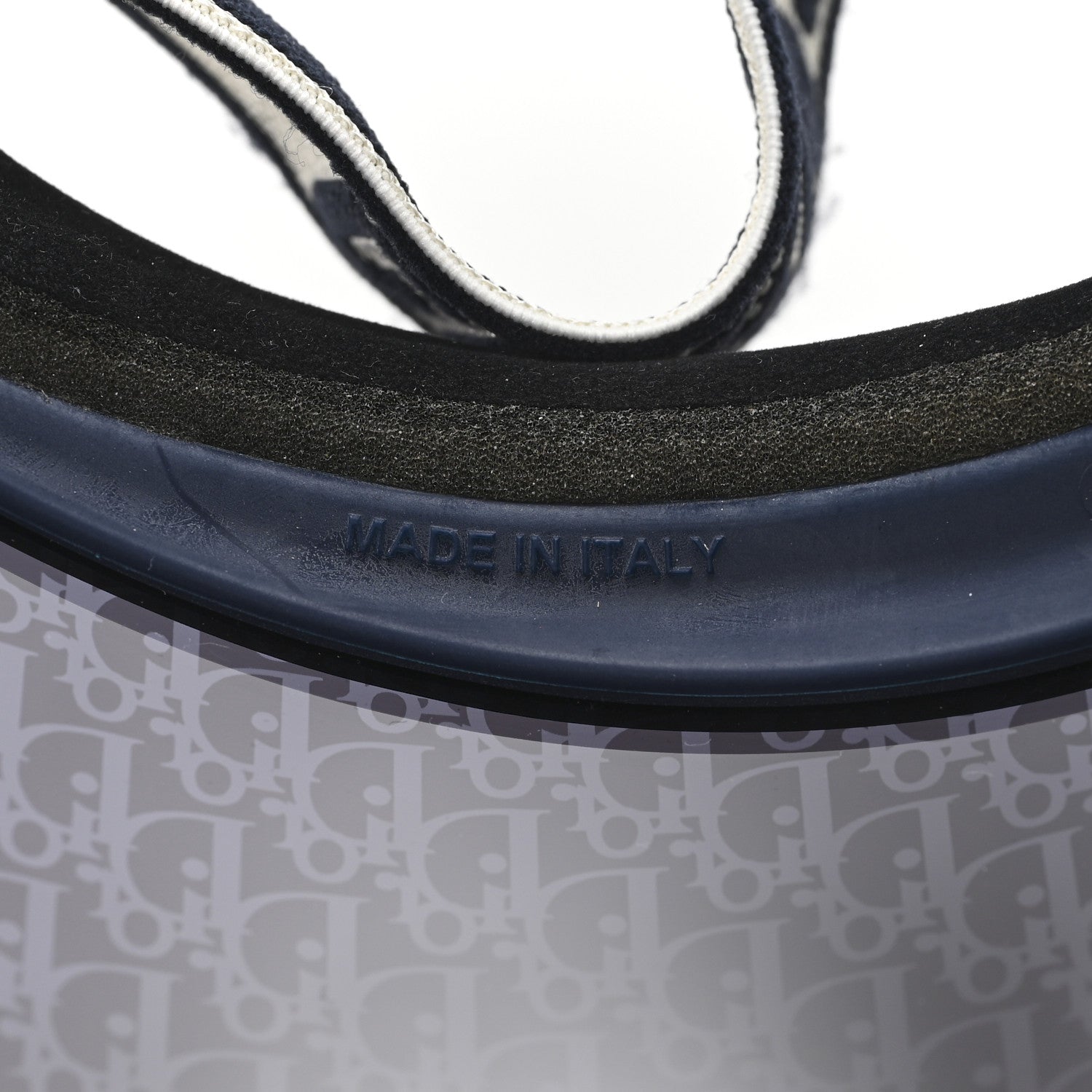 Christian Dior Oblique DiorClub V1U Sun Visor Blue 8 of 9