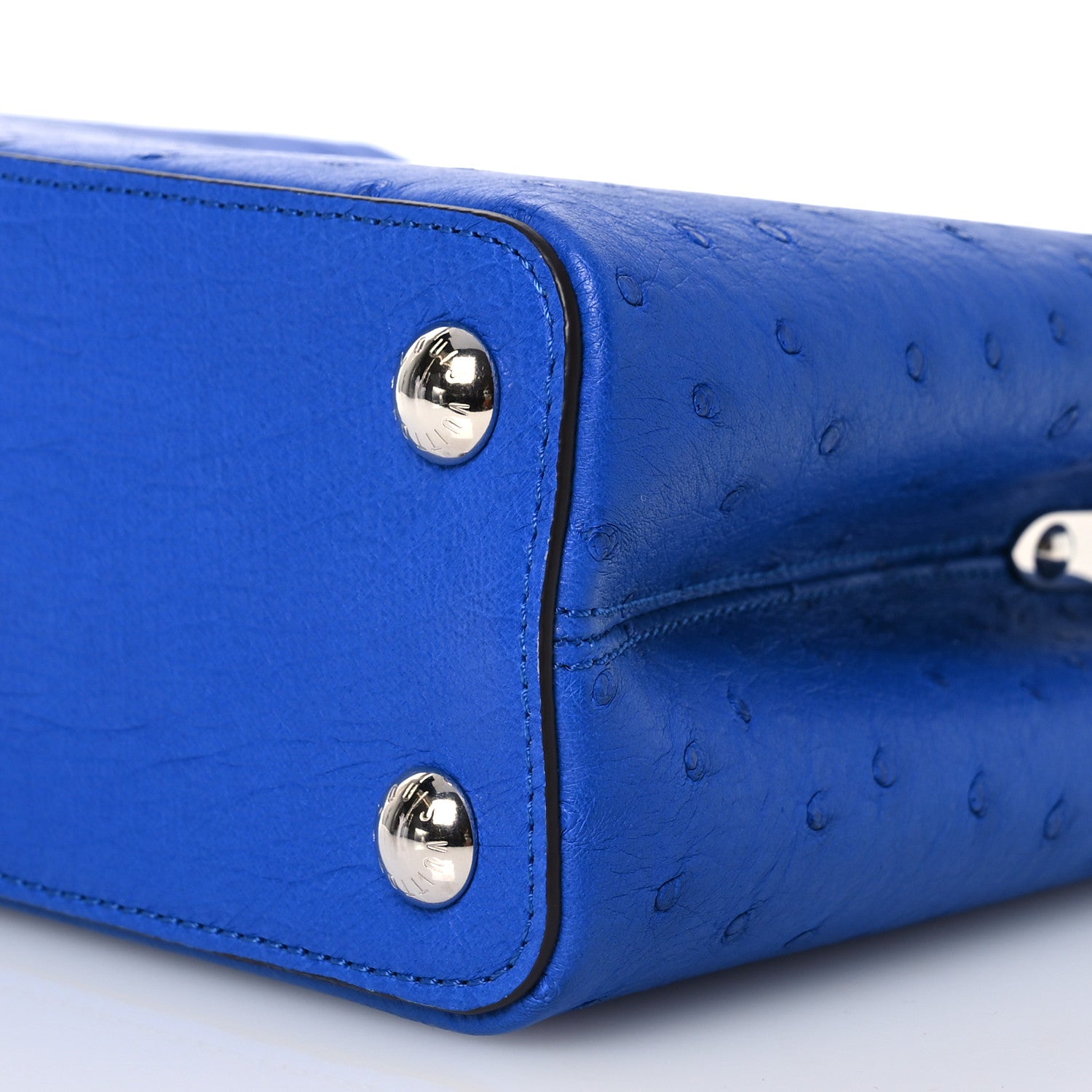 Louis Vuitton Ostrich Capucines BB Saphir 9 of 14