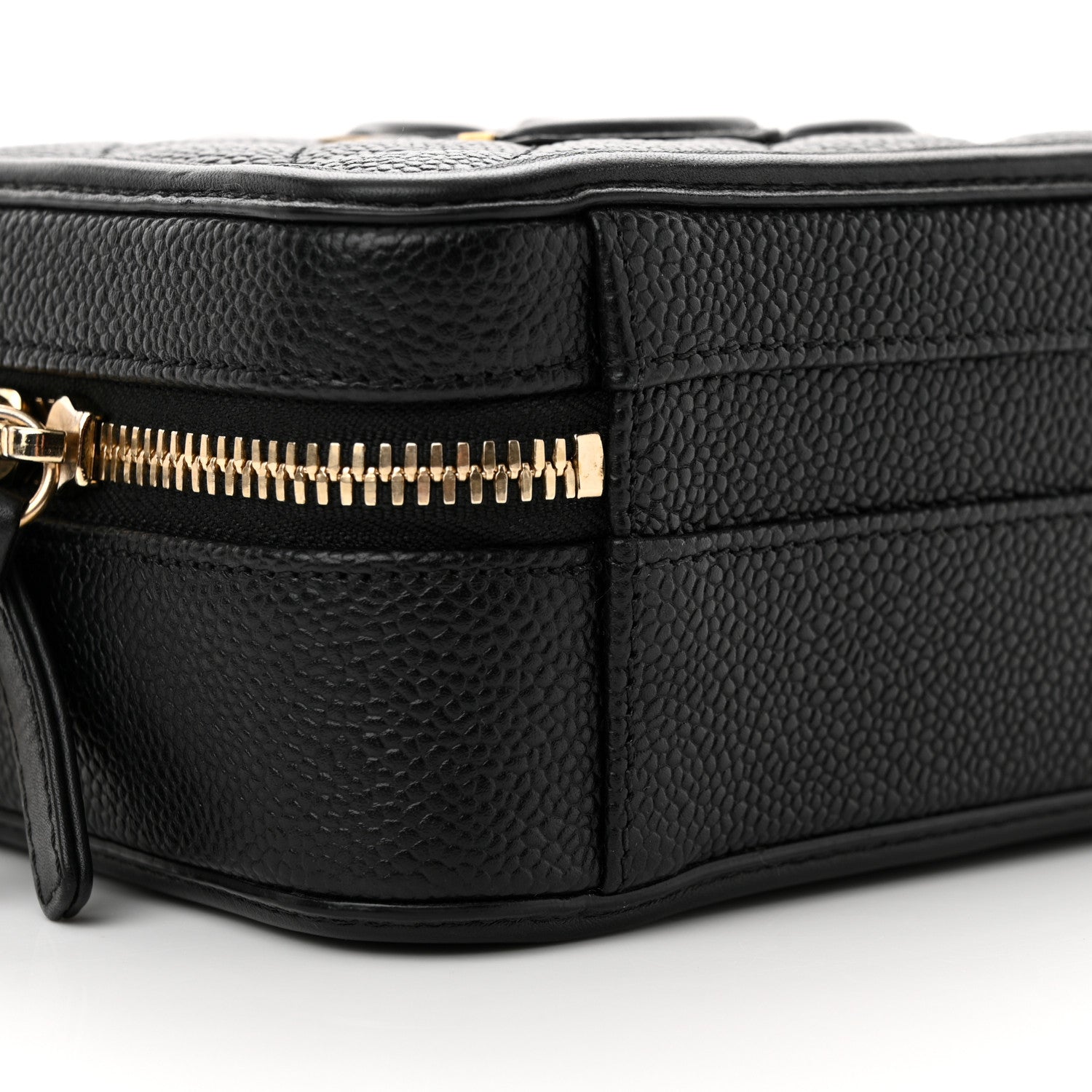 Chanel Caviar Quilted Small CC Filigree Vanity Case Black 9 of 12