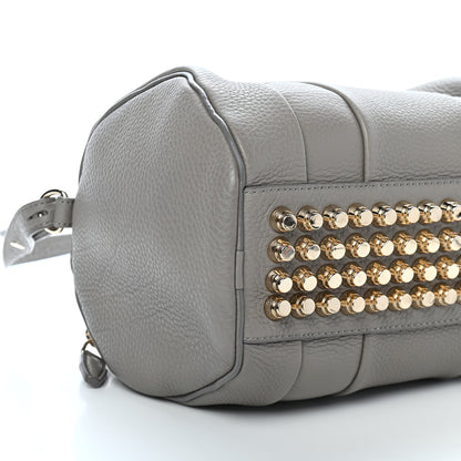 Alexander Wang Pebbled Lambskin Rockie Gray Pale Gold Hardware 7 of 10