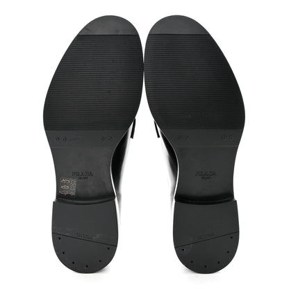 Prada Spazzolato Lace Up Oxfords 10 Bruciato Fume 5 of 9