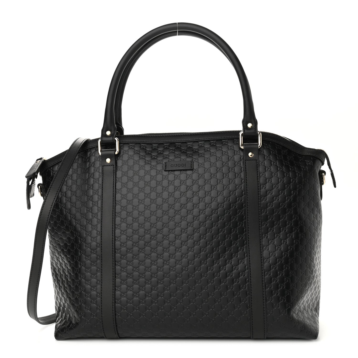 Gucci Soft Microguccissima Large Dome Satchel Black 1 of 9