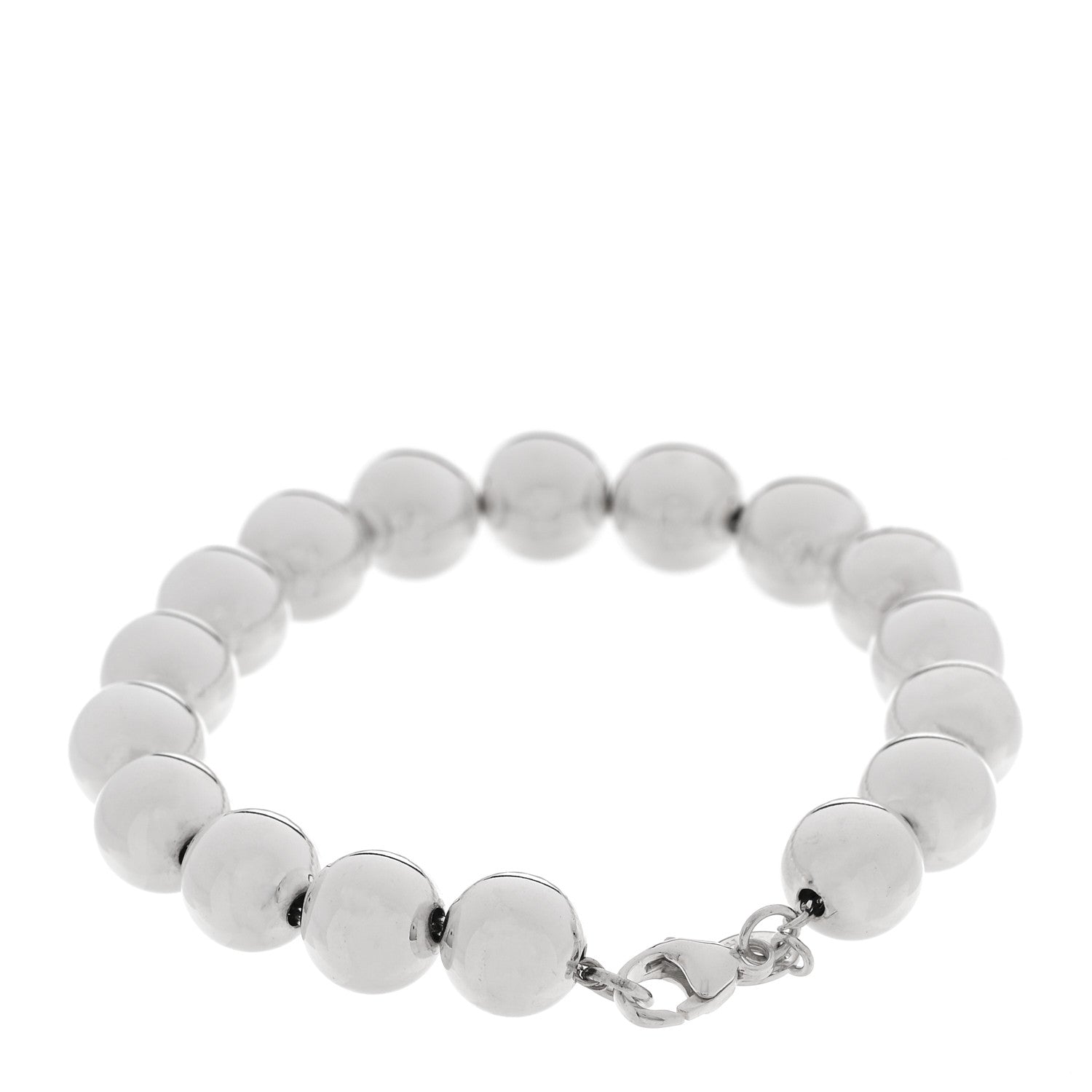 Tiffany Sterling Silver 10mm Hardwear Ball Bracelet 2 of 4