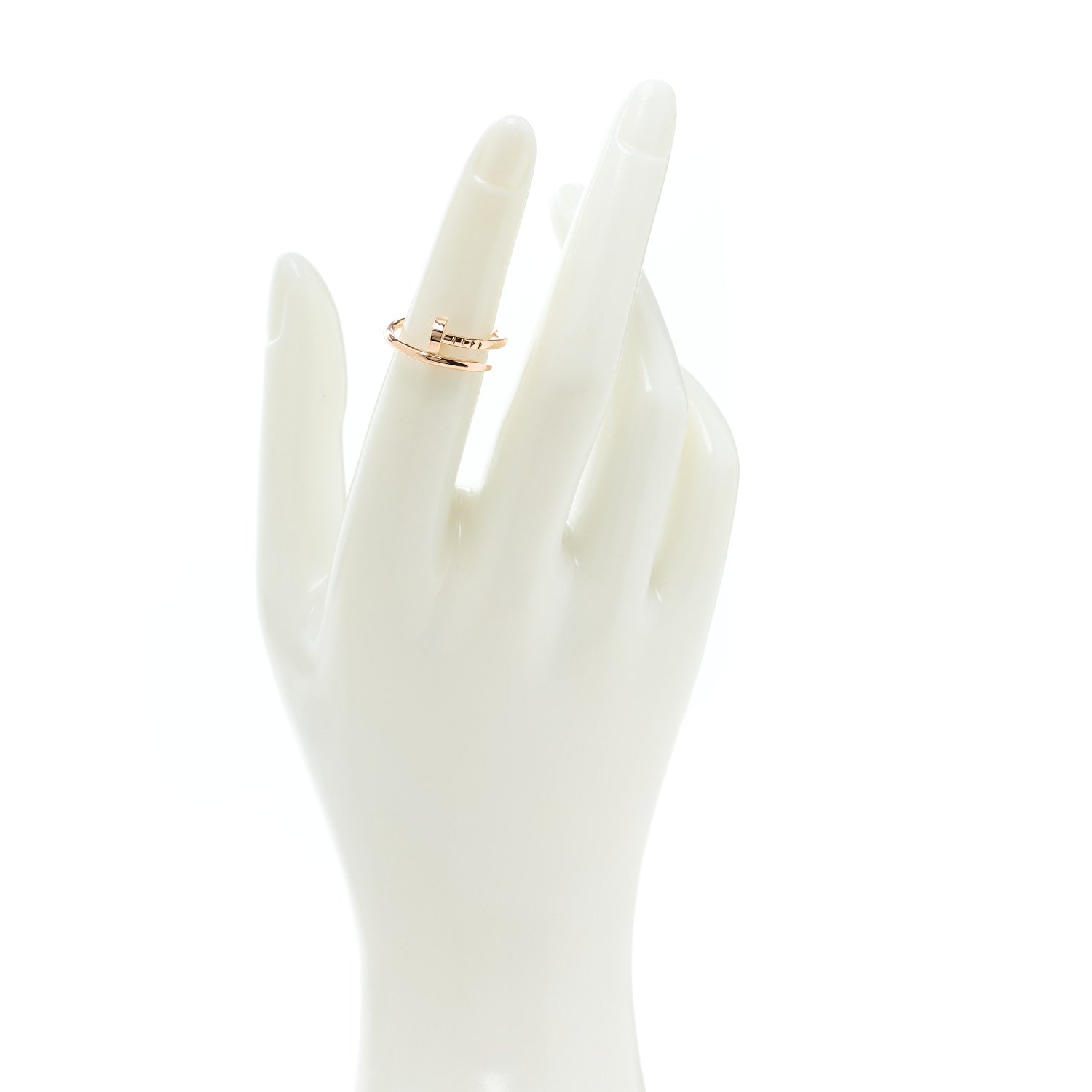Cartier 18K Pink Gold Small Juste Un Clou Ring 49 4.75 2 of 5