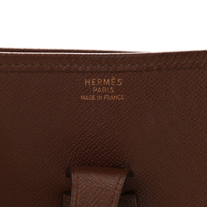Hermes Courchevel Evelyne GM Chocolate 6 of 9