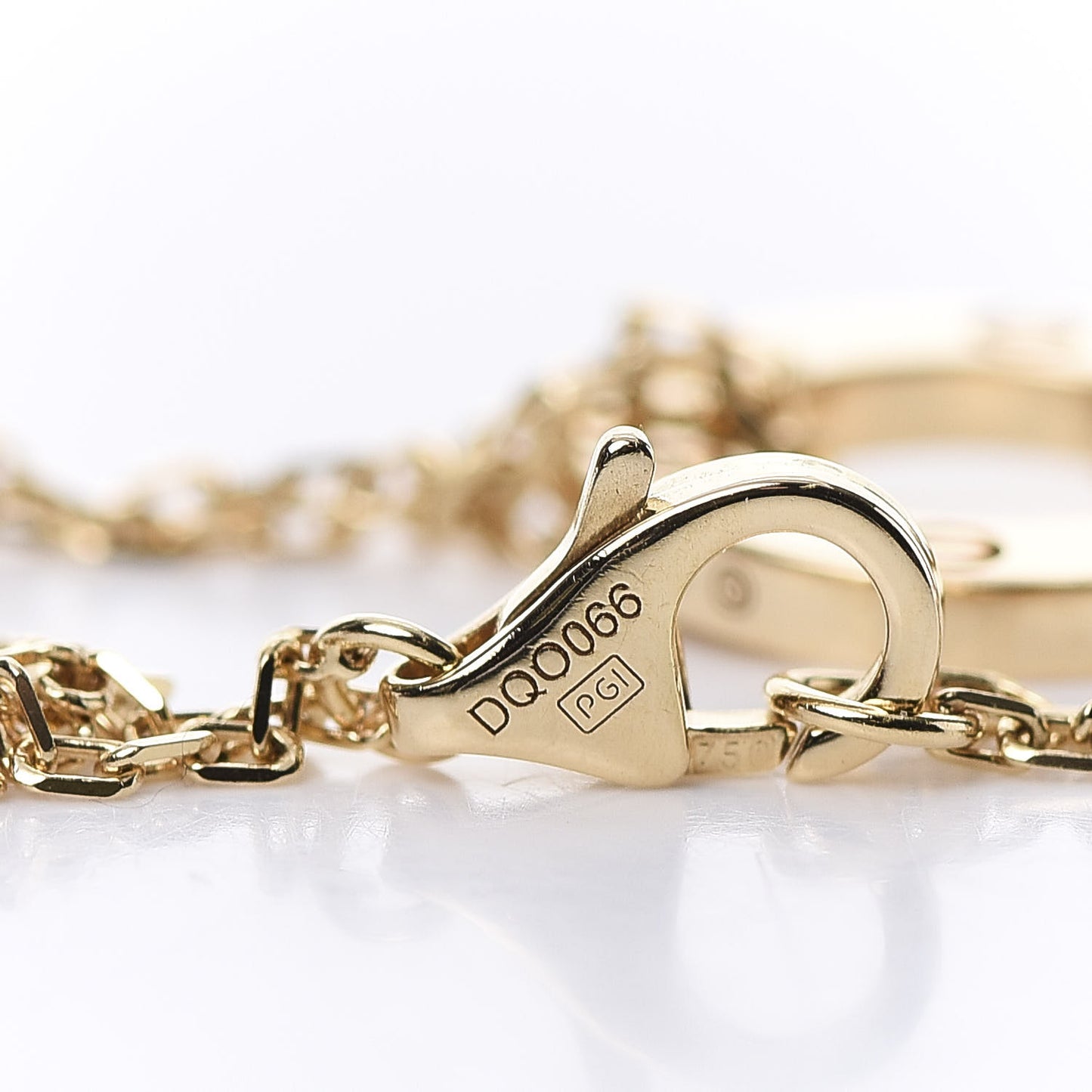 18K Yellow Gold Diamond LOVE Bracelet