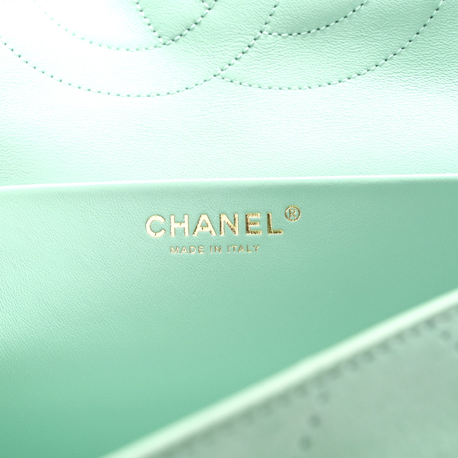 Chanel Suede Calfskin Small Souplissimo Maxi Flap Green 6 of 10