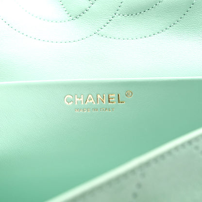 Chanel Suede Calfskin Small Souplissimo Maxi Flap Green 6 of 10
