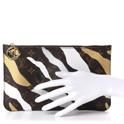 Louis Vuitton X LOL Monogram Neverfull MM GM Pochette Gold Silver 2 of 10