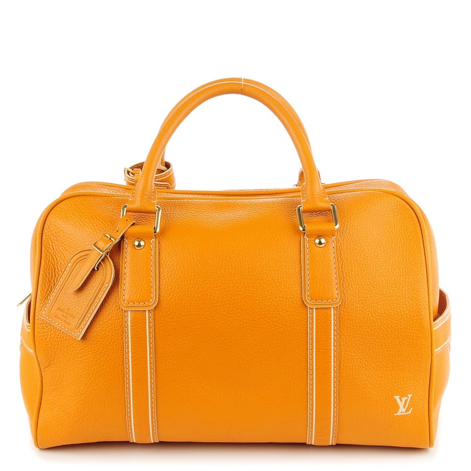 Louis Vuitton Tobago Leather Carryall Yellow 1 of 7