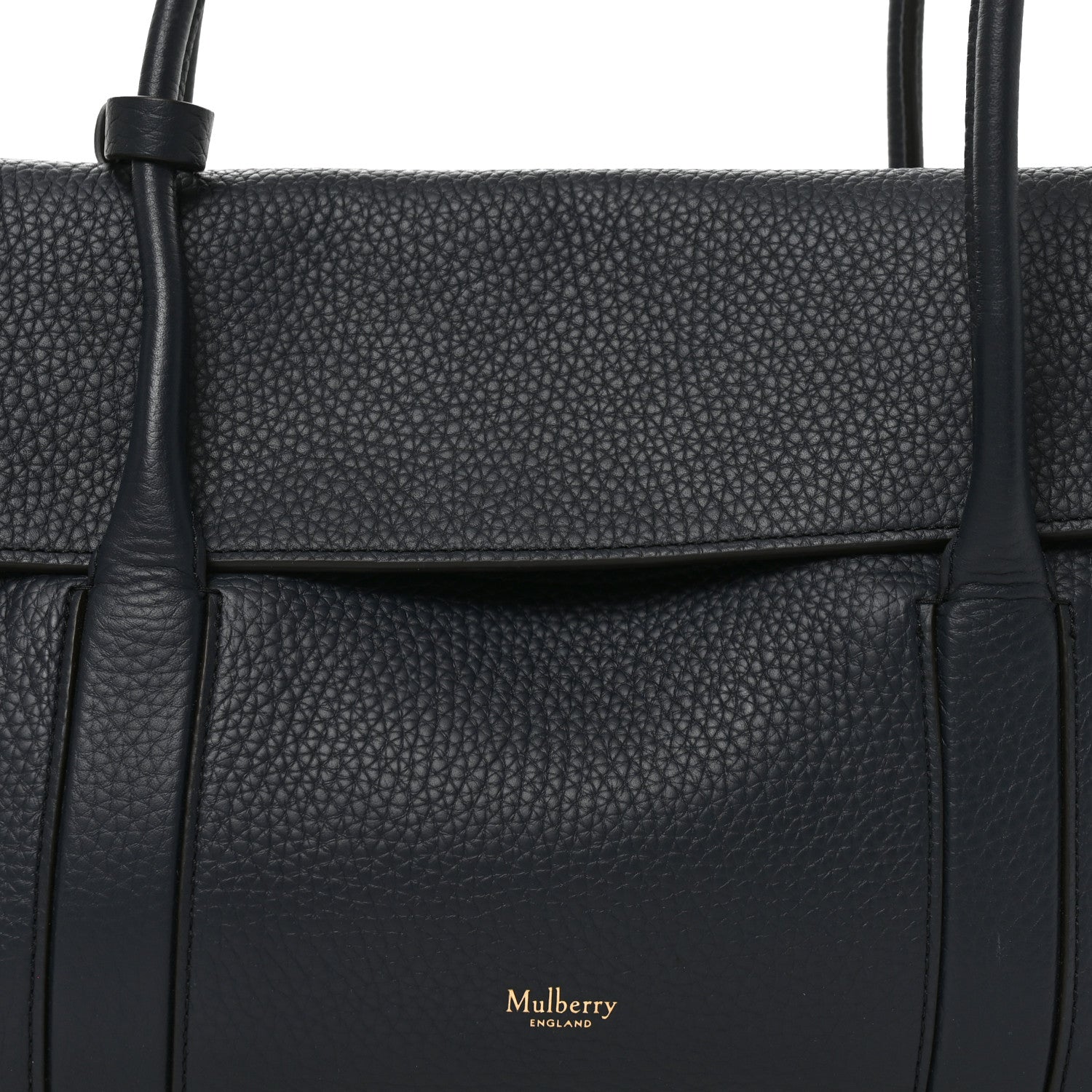 Mulberry Heavy Grain Small Soft Bayswater Satchel Night Sky 7 of 9