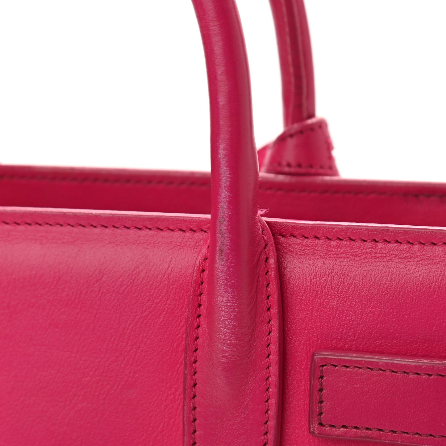 Calfskin Nano Sac De Jour Lipstick Fuchsia