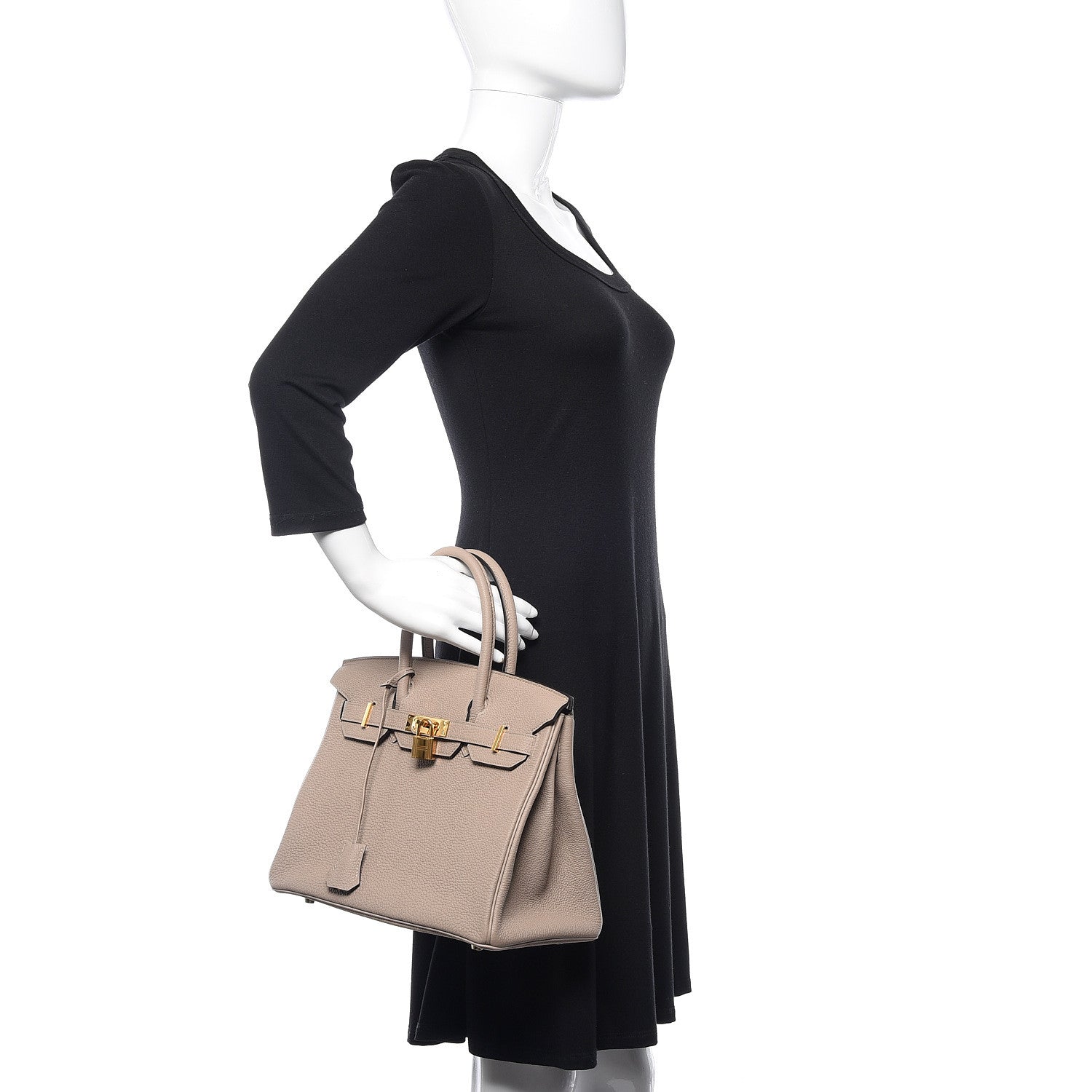 Hermes Togo Birkin 30 Gris Tourterelle 2 of 28