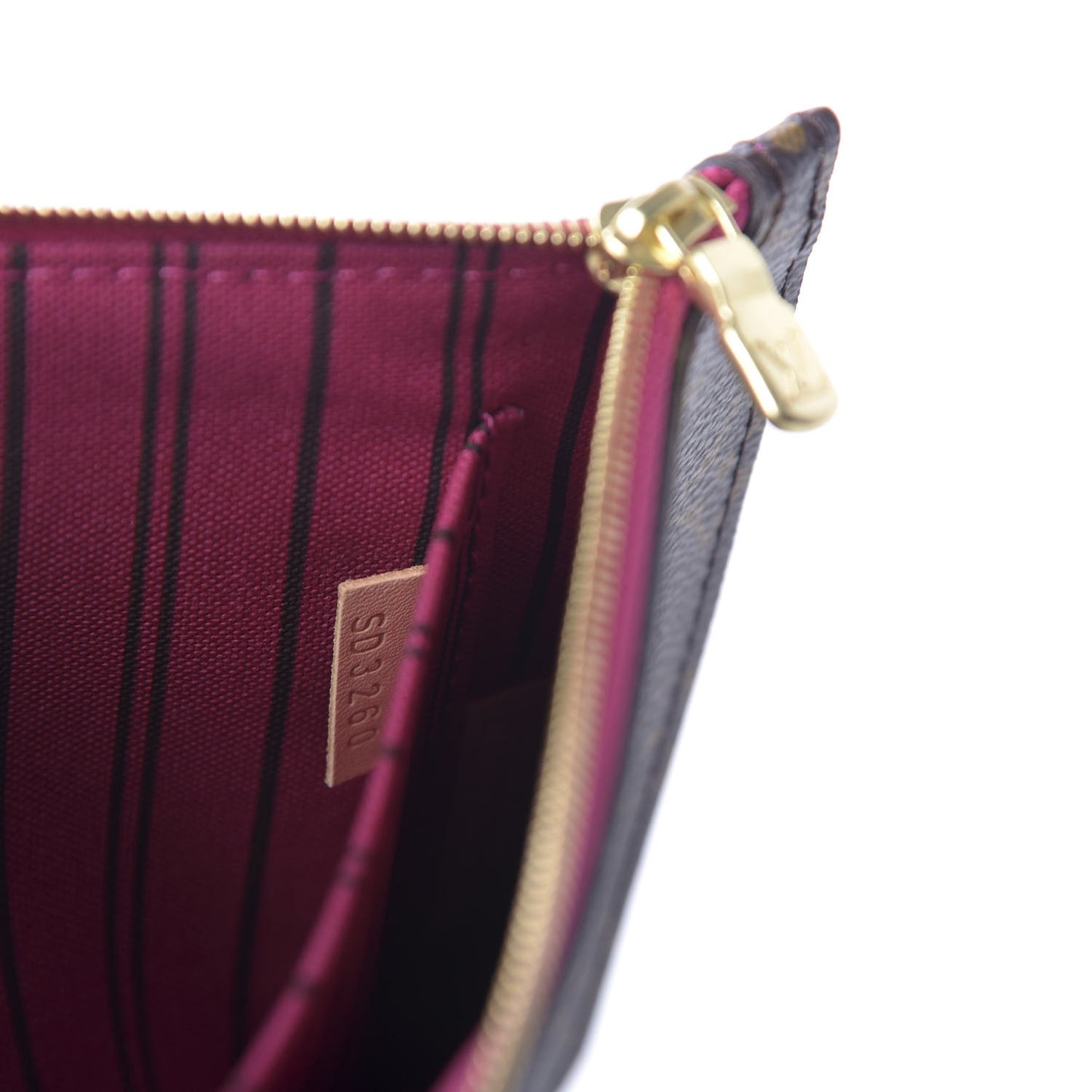 Monogram Neverfull MM GM Pochette Pivoine