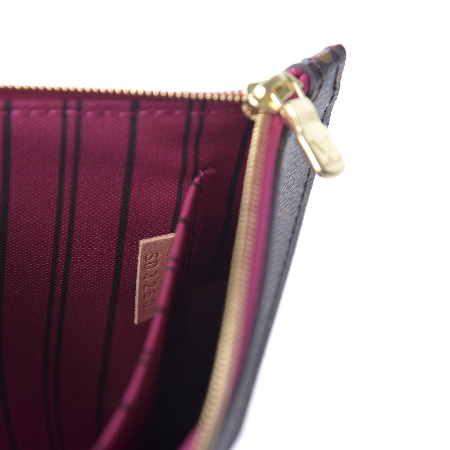 Louis Vuitton Monogram Neverfull MM GM Pochette Pivoine 8 of 8