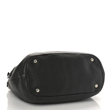 Prada Vitello Phenix Hobo Black 4 of 8