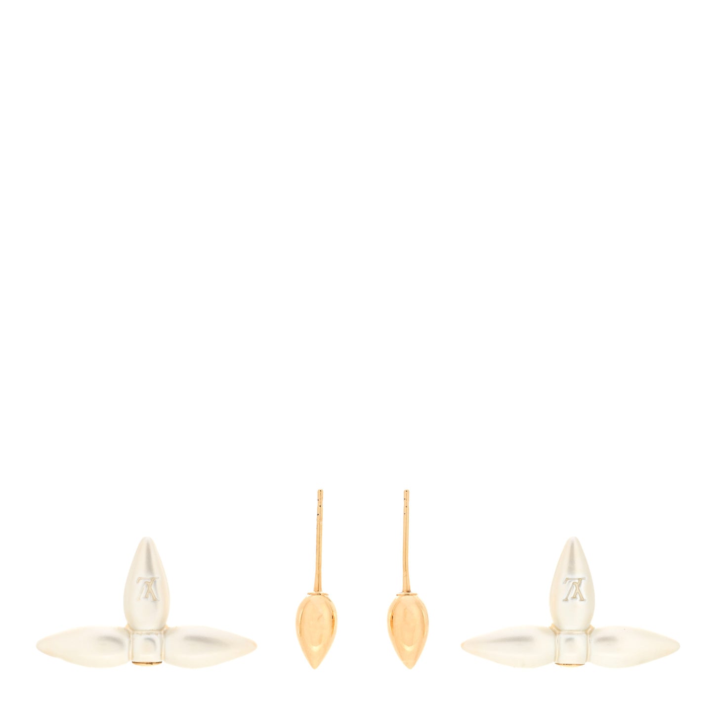 Pearl Louisette Earrings Gold
