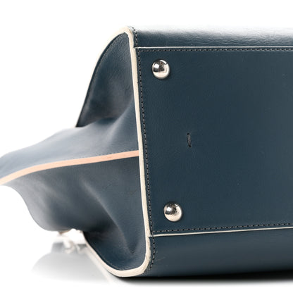 Fendi Vitello Dolce Century Petite 3Jours Tote Pavone 9 of 10