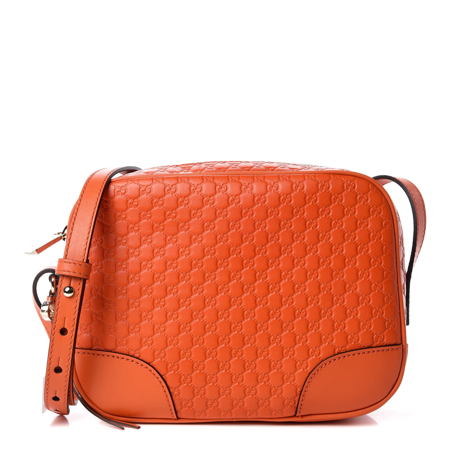 Soft Microguccissima Mini Bree Messenger Bag Sun Orange