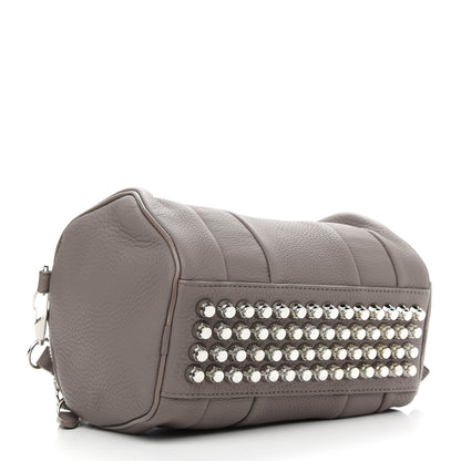 Alexander Wang Pebbled Lambskin Rockie Gray Rhodium Hardware 4 of 10